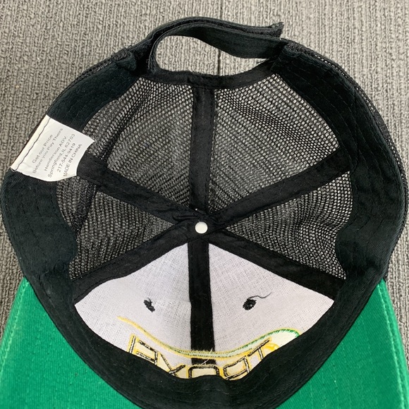 Troxel Equipment Company Trucker Hat Mens Adjustable Black Green Mesh Back Cap - Picture 11 of 12
